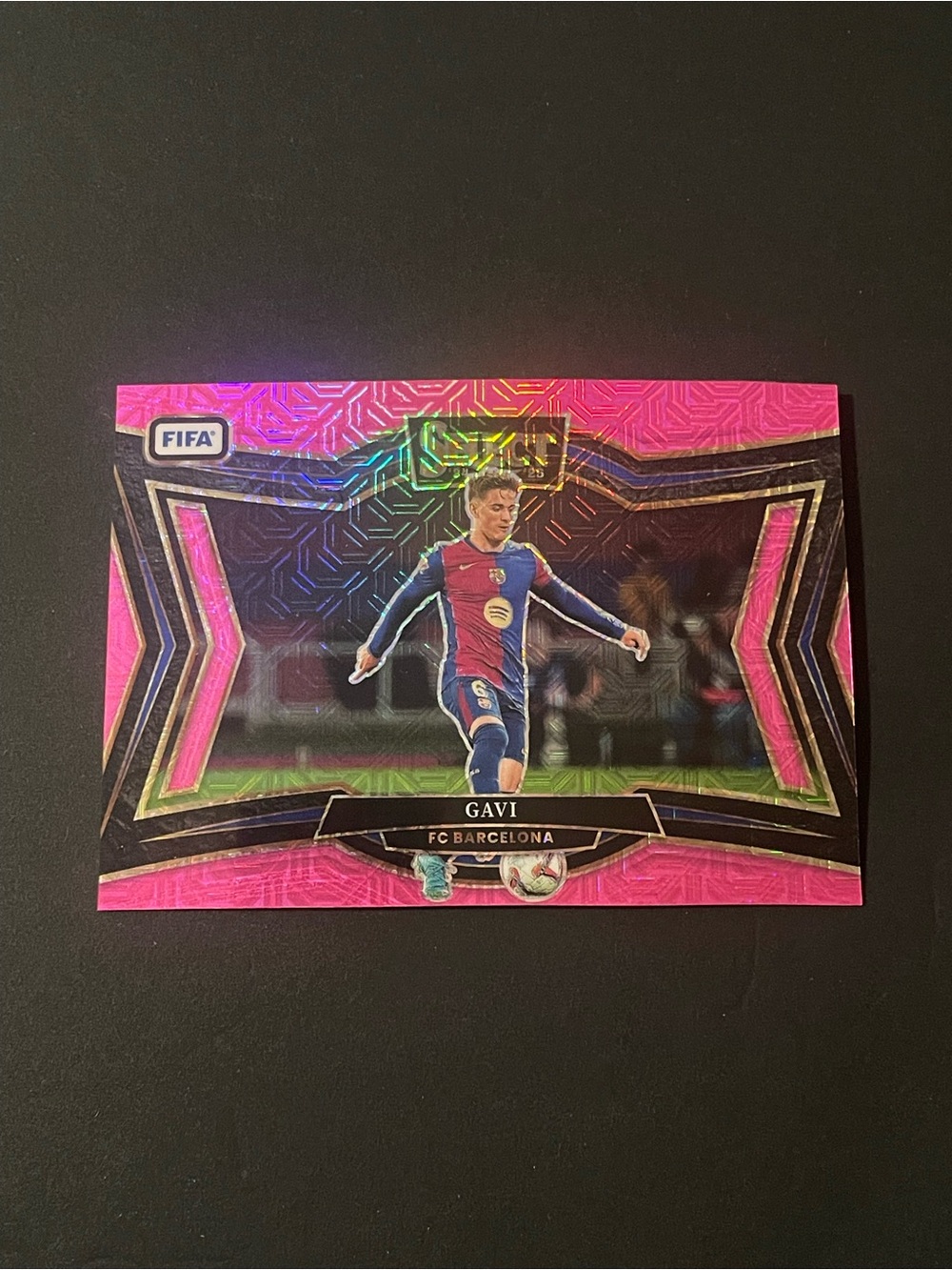 2024-25 Panini Select FIFA Soccer Gavi FC Barcelona Pink Mojo 129/299